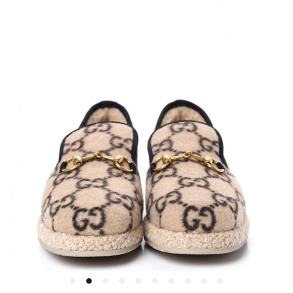 COPY - COPY - Gucci Womens wool shoes loafers - Picture 2 of 8